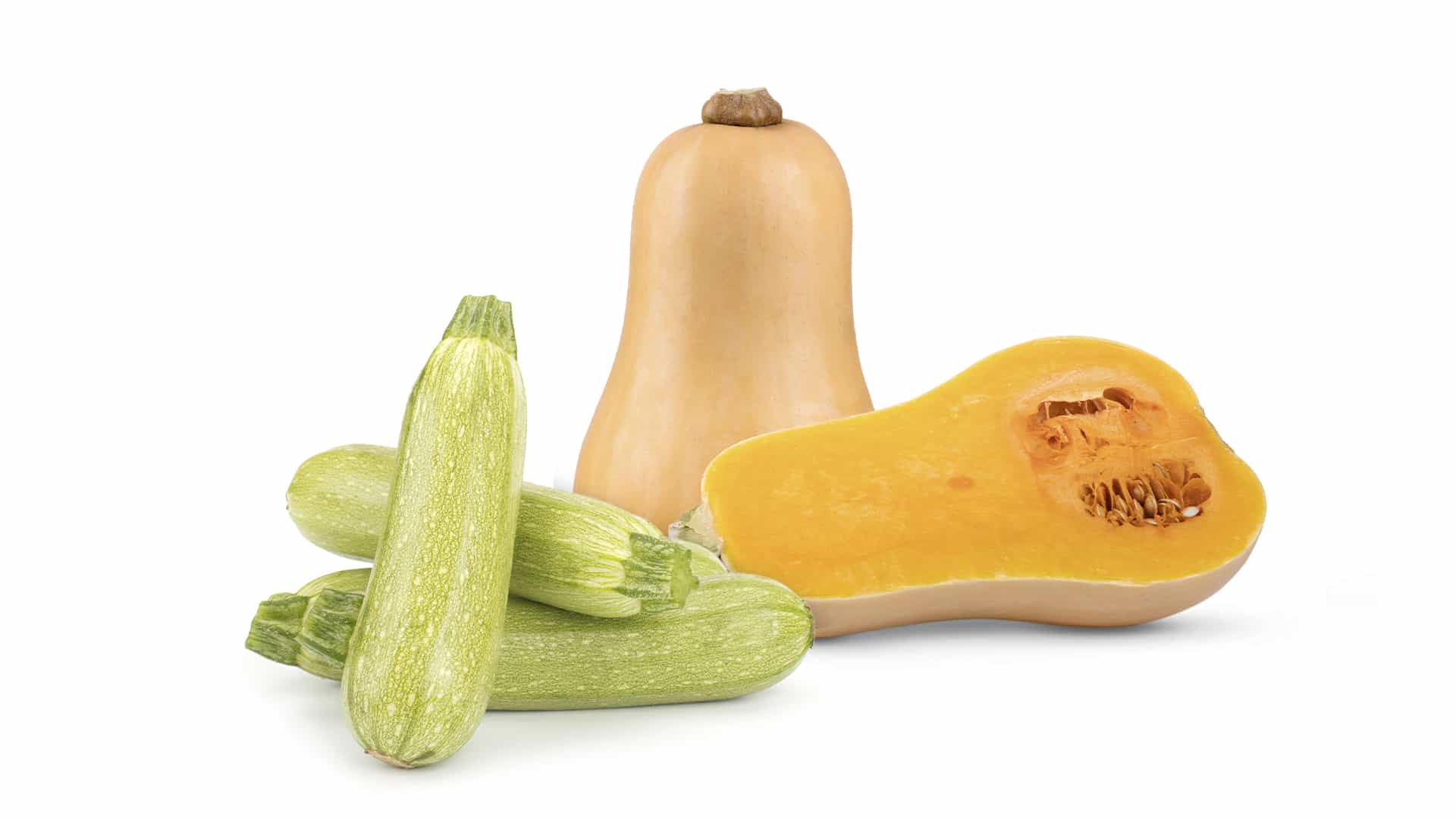 butternut squash and zucchini